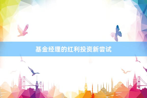 基金经理的红利投资新尝试