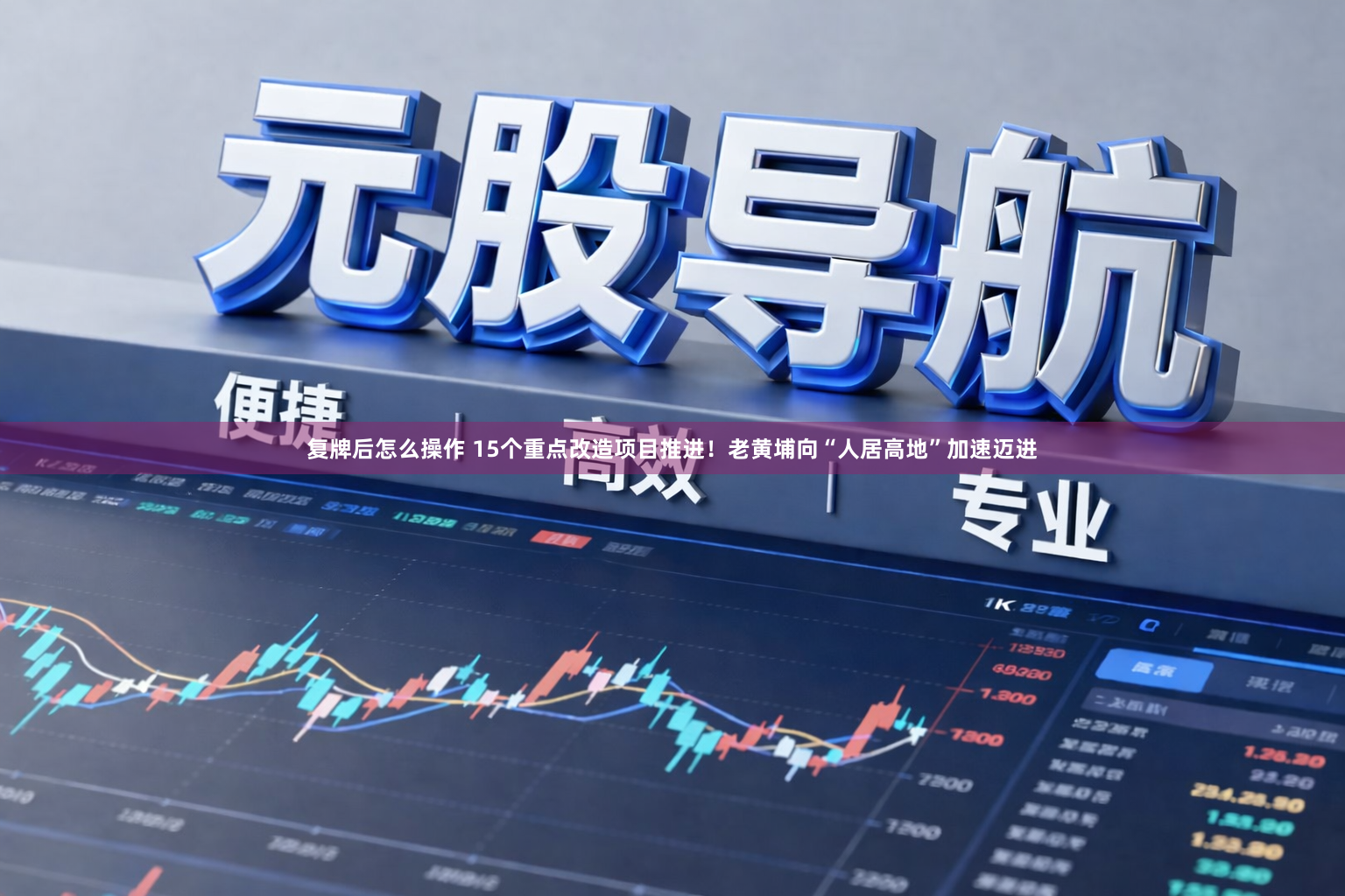 复牌后怎么操作 15个重点改造项目推进！老黄埔向“人居高地”加速迈进